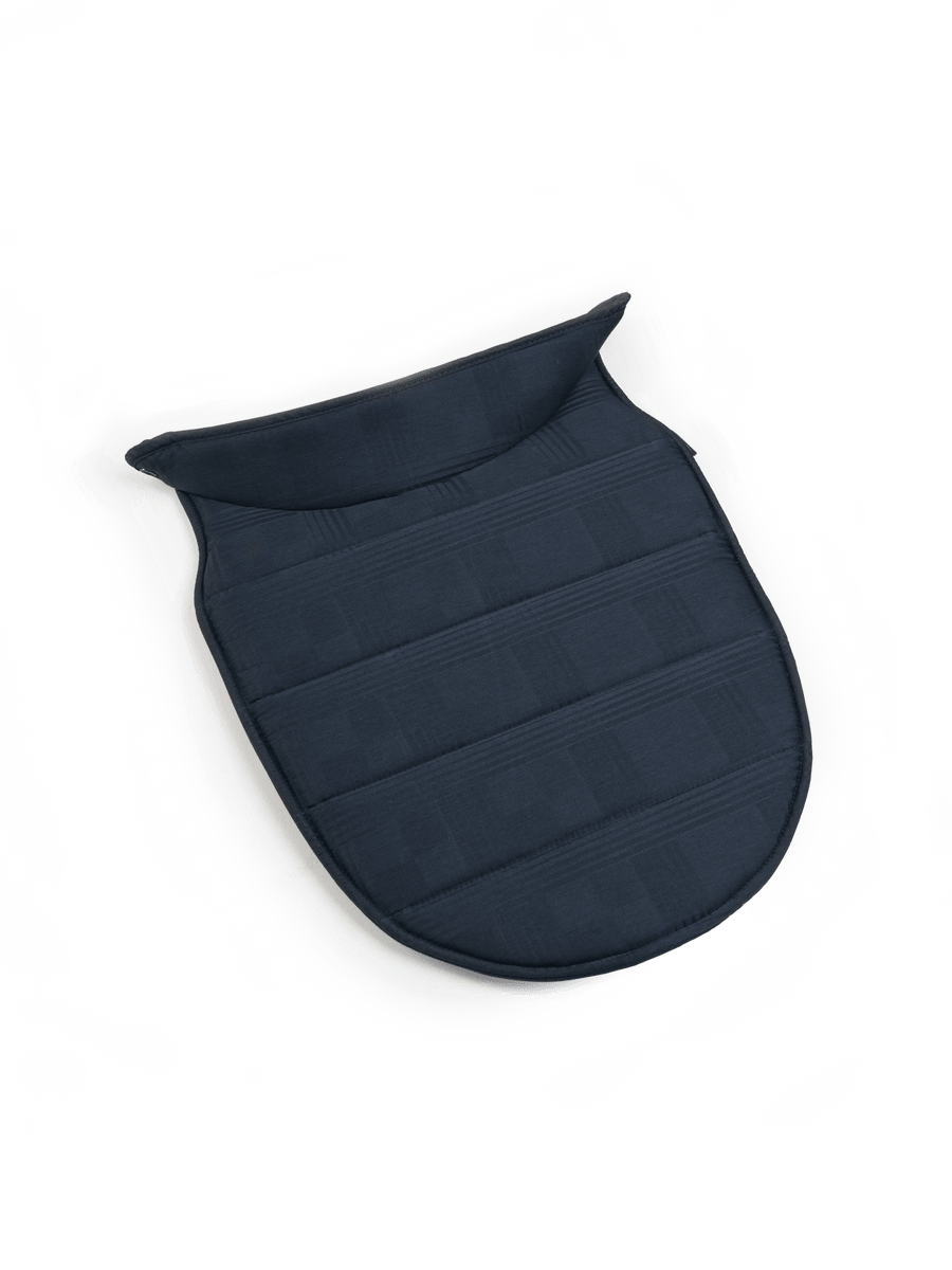 Peach 6 Carrycot Apron - Navy Check