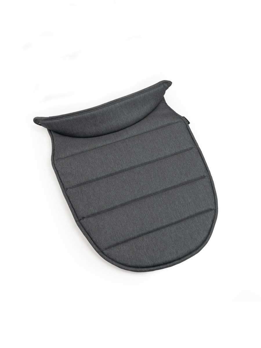 Peach 6 Carrycot Apron - Dark Grey Twill