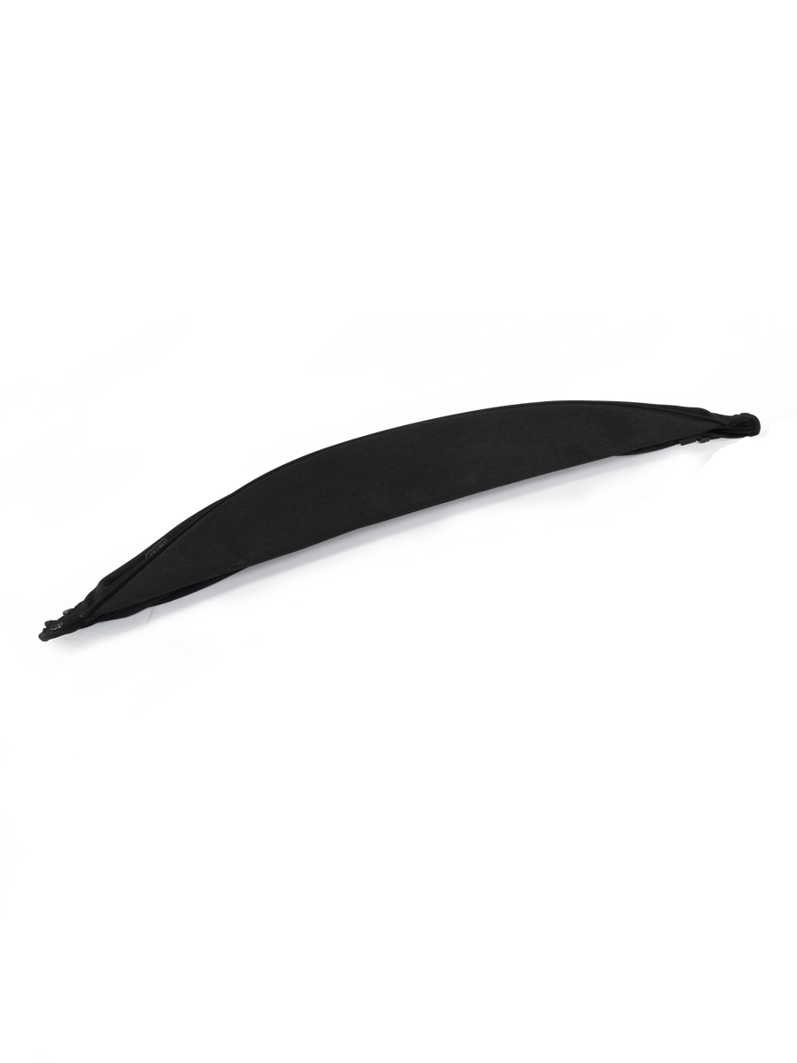 A black replacement hood fabric for the Peach 2020 model.