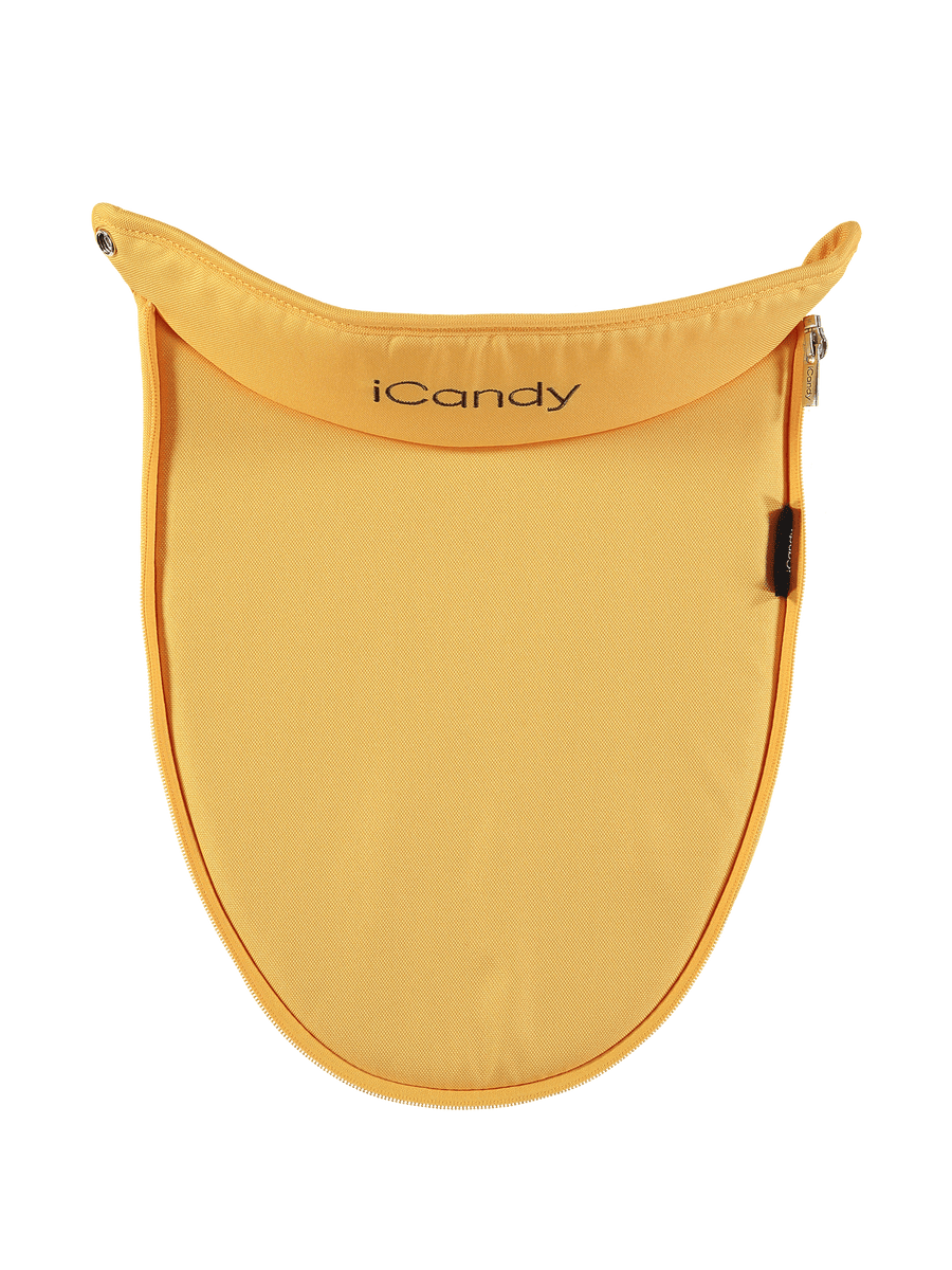 Peach 4 Blossom Carrycot Apron - Honeycomb