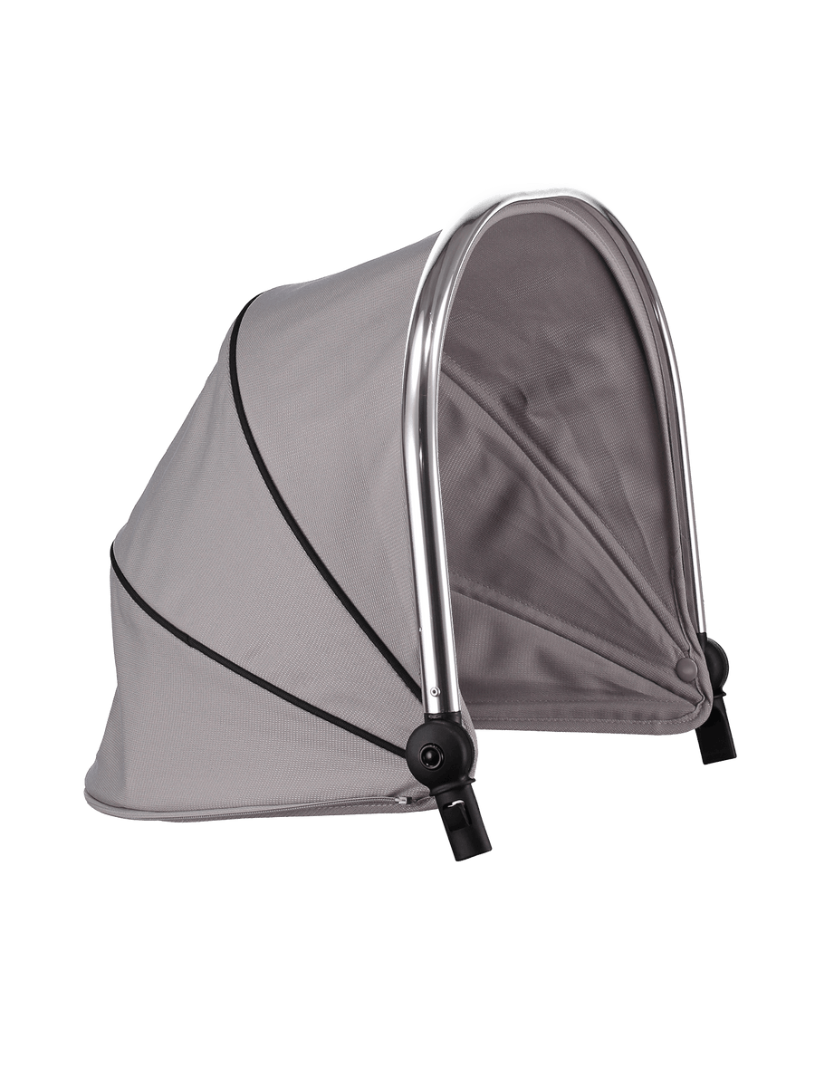 Peach 2 Silver Mint Blossom Carrycot Hood