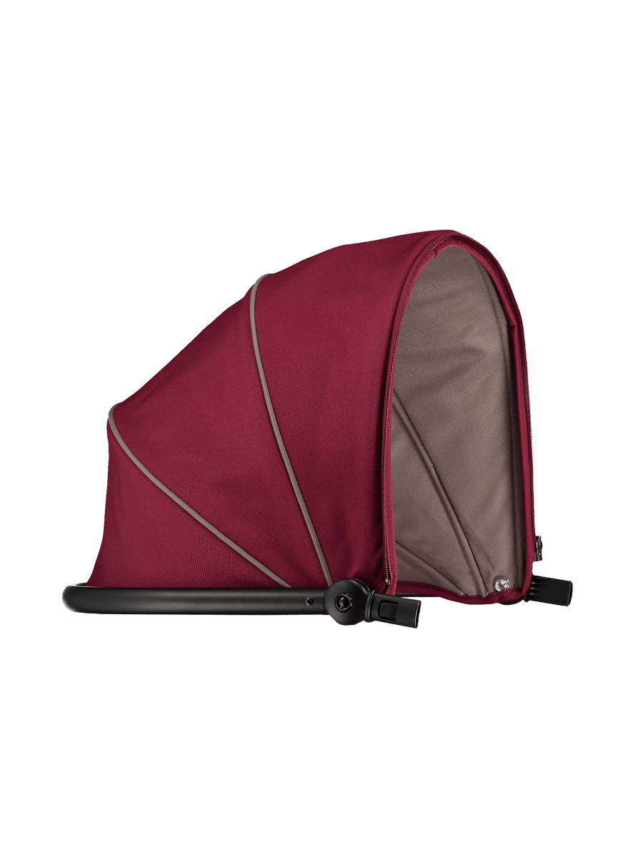 Peach 4 Carrycot Hood - Claret