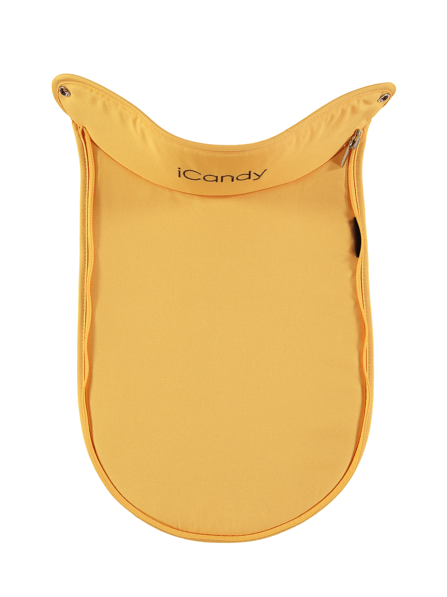 Peach 4 Main Carrycot Apron - Honeycomb