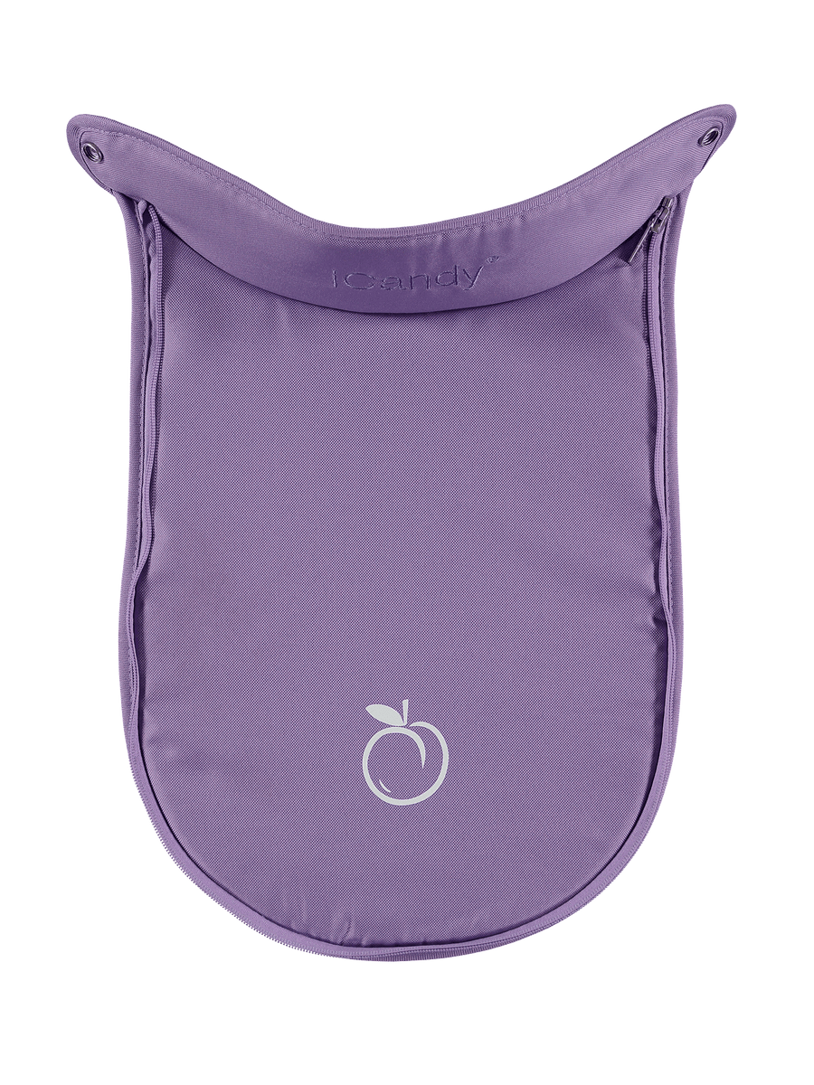 Peach 2 Parma Violet Main Carrycot Apron