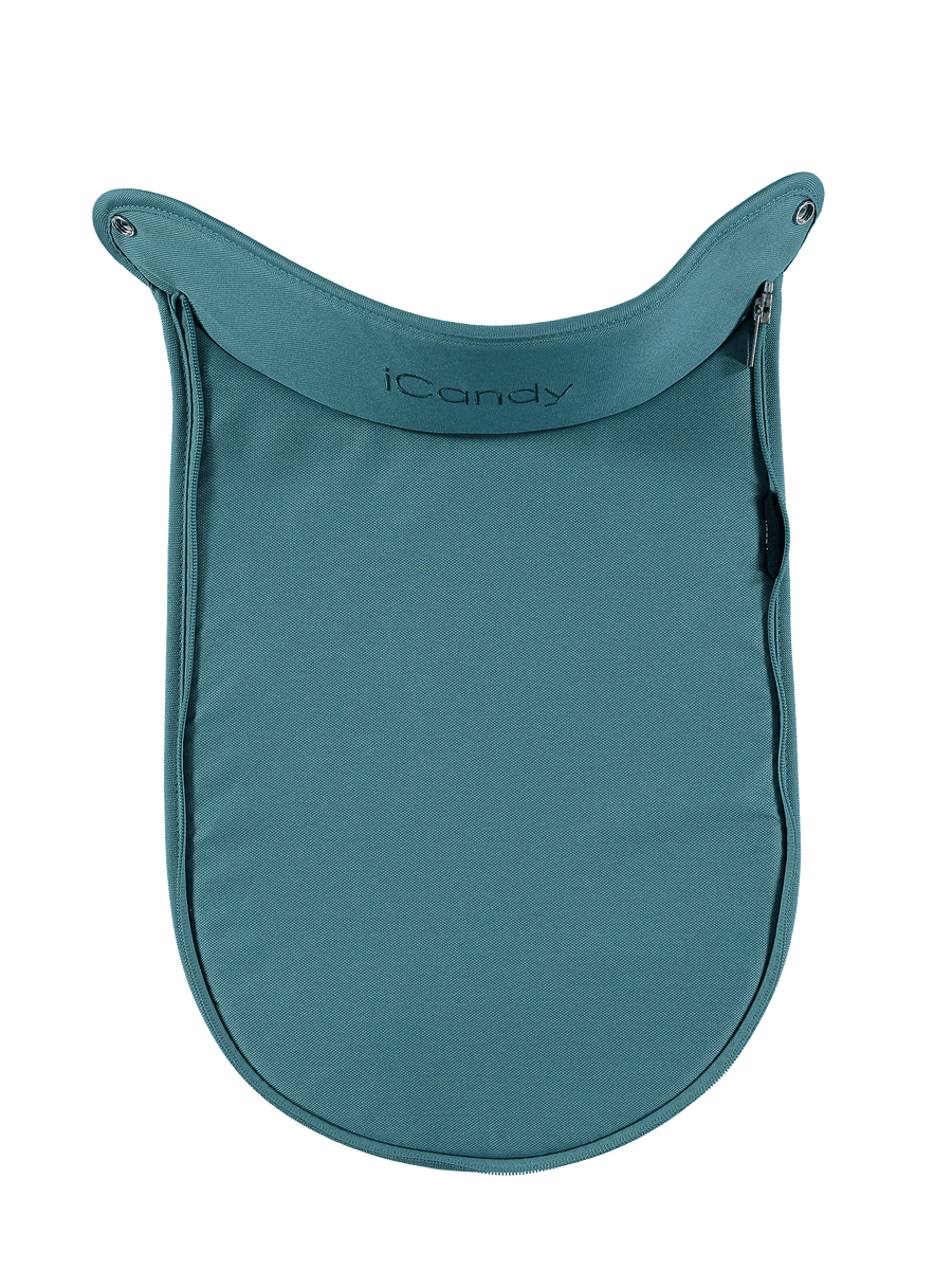 Peach 4 Peacock Main Carrycot Apron