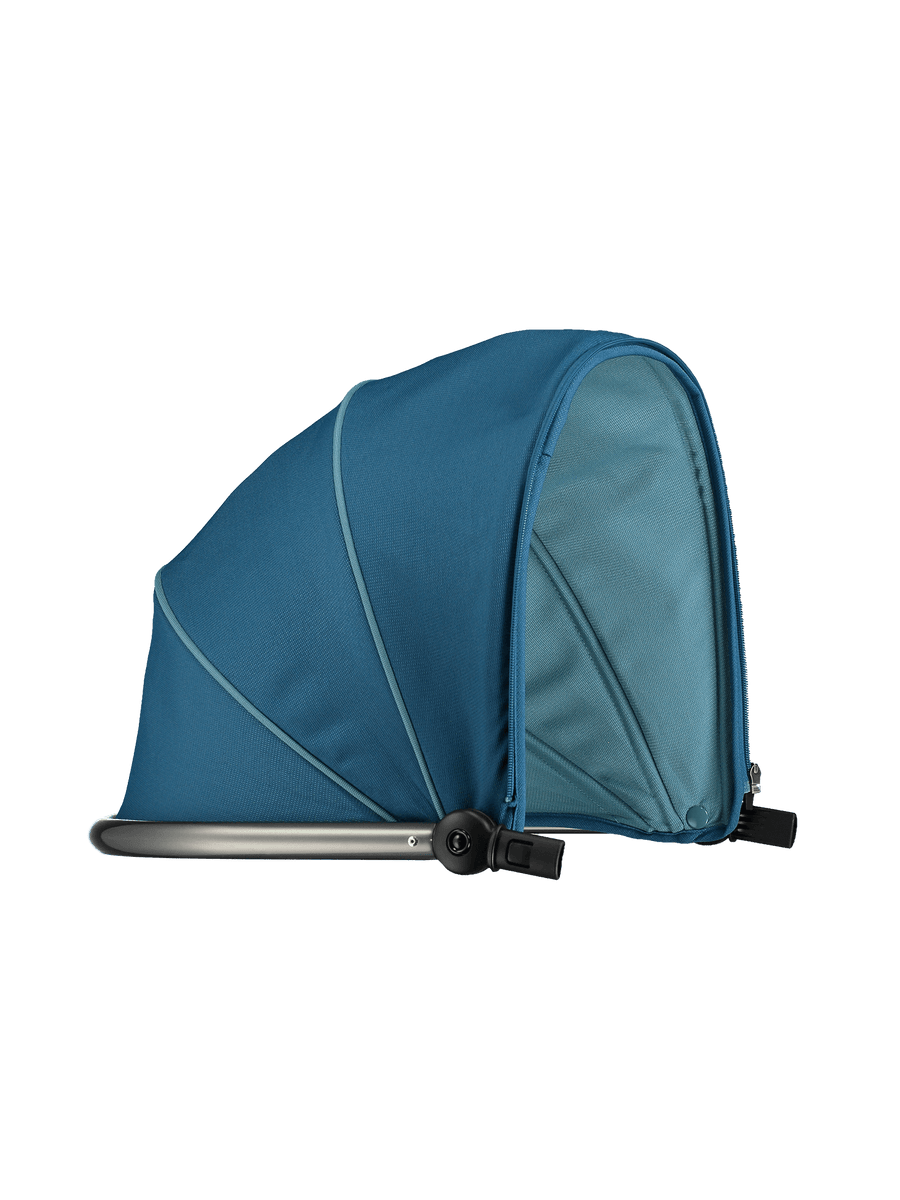 Peach 4 Peacock Main Seat/Carrycot Hood