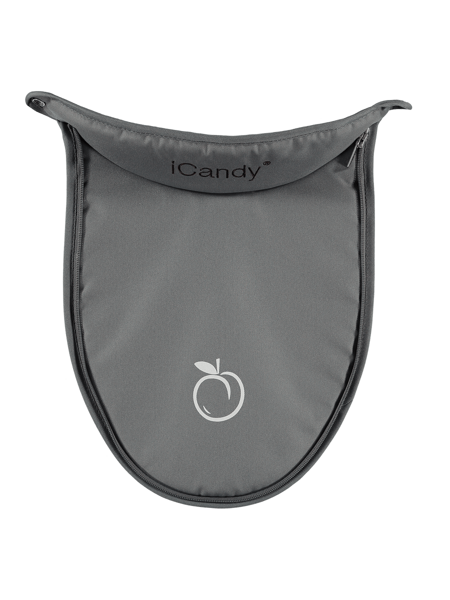 Peach 1 Black Jack Upper Carrycot Apron