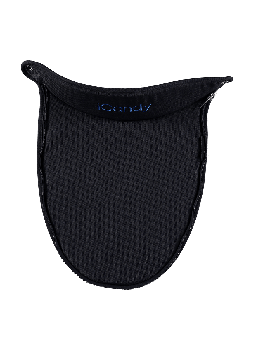 Peach 3 Cobalt Blossom Carrycot Apron