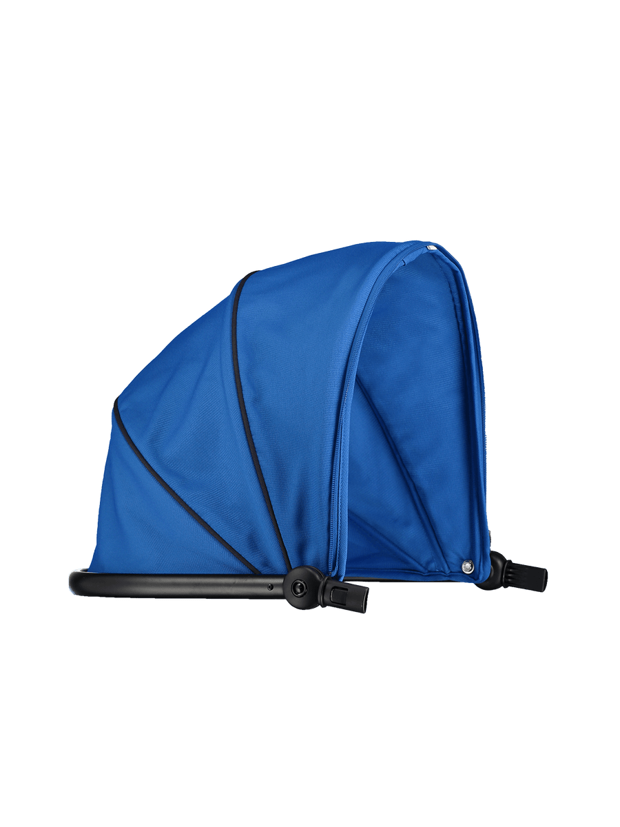 Peach 3 Cobalt Blossom Carrycot Hood