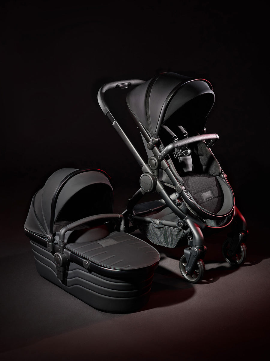 Peach 7 STUDIO Pushchair and Carrycot - Complete 360 Car Seat Bundle
